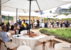 On the patio outside, people could get some fresh air and lunch, provided by KTC café, which is an Indian restaurant, located just around the corner.